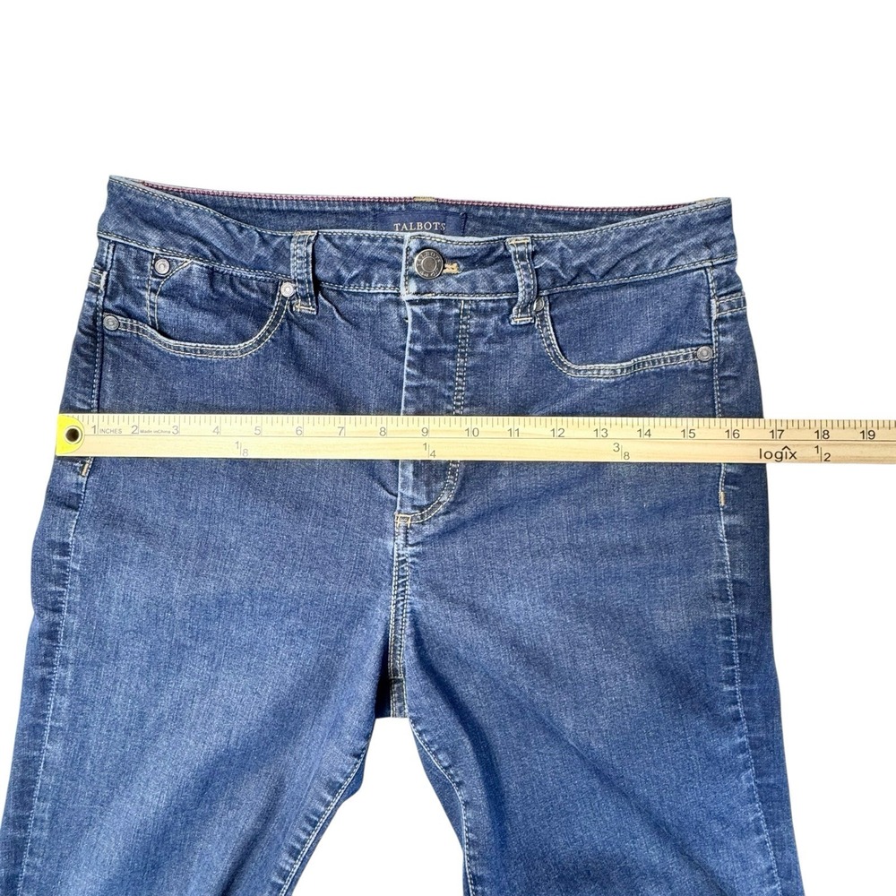 Women's Talbots Relaxed Jeans Size 8 Blue Denim - Picture 9 of 12